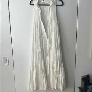 By Together White Sleeveless Maxi Dress